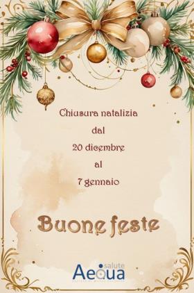 Chiusura natalizia 2024